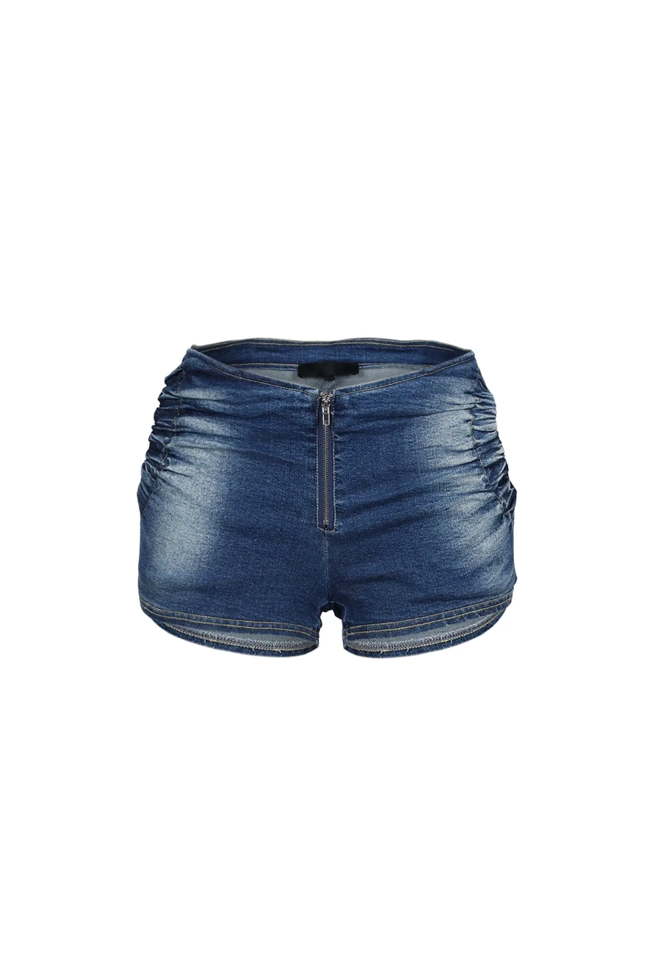 Indigoa Denim Micro Shorts sold by EDGE by Know Style product image thumbnail 3