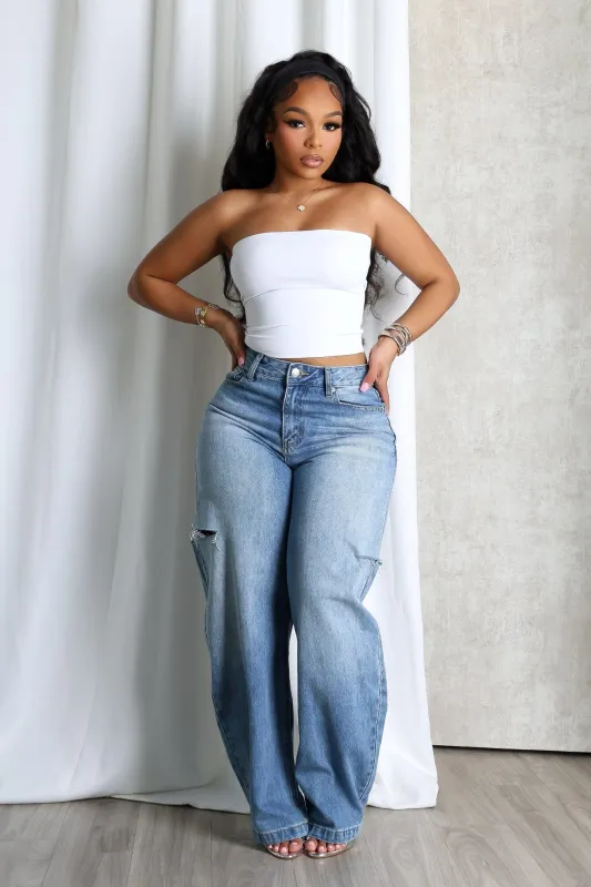 Tomboy Baggy Fit Carpenter Denim Jeans sold by EDGE by Know Style