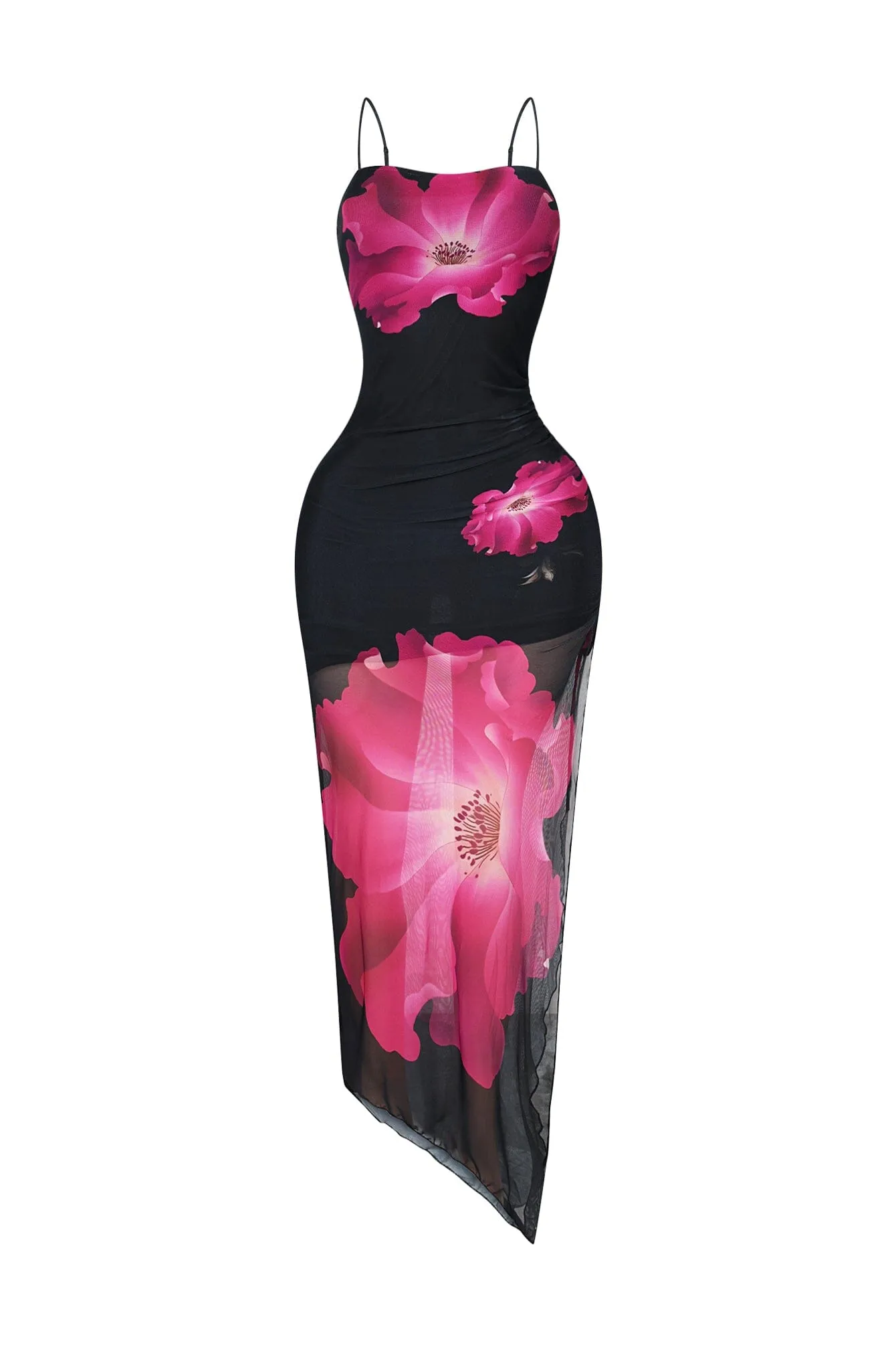 Macie Mesh Floral Maxi Dress sold by EDGE by Know Style product image thumbnail 3