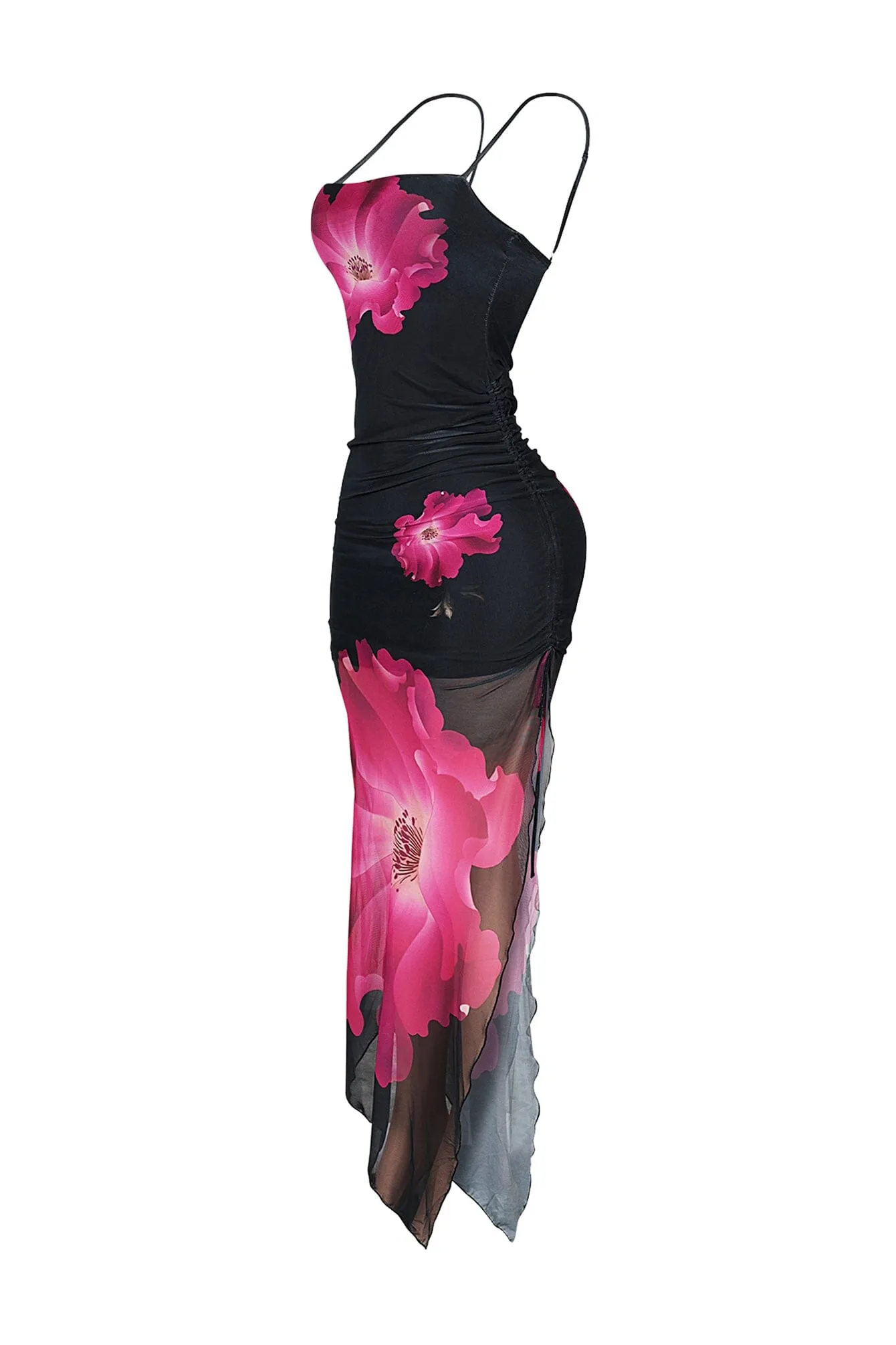 Macie Mesh Floral Maxi Dress sold by EDGE by Know Style product image thumbnail 4