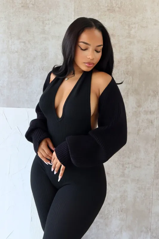 Matilda Ribbed Knit Bolero Cardigan sold by EDGE by Know Style