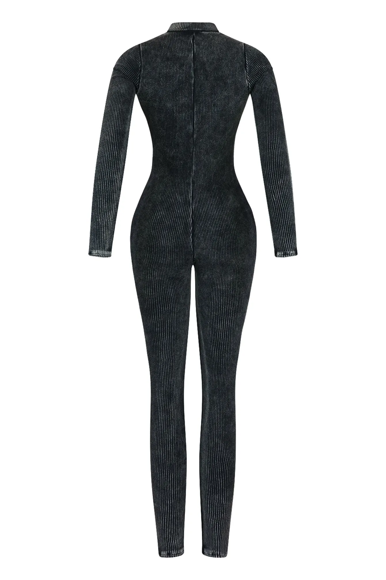 Fallon Mineral Washed Stitch Out Jumpsuit sold by EDGE by Know Style product image thumbnail 2