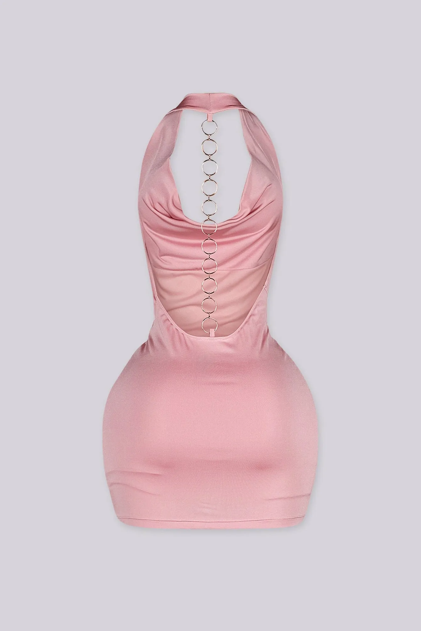 Soleil O-Ring Drape Mini Dress sold by EDGE by Know Style product image thumbnail 5