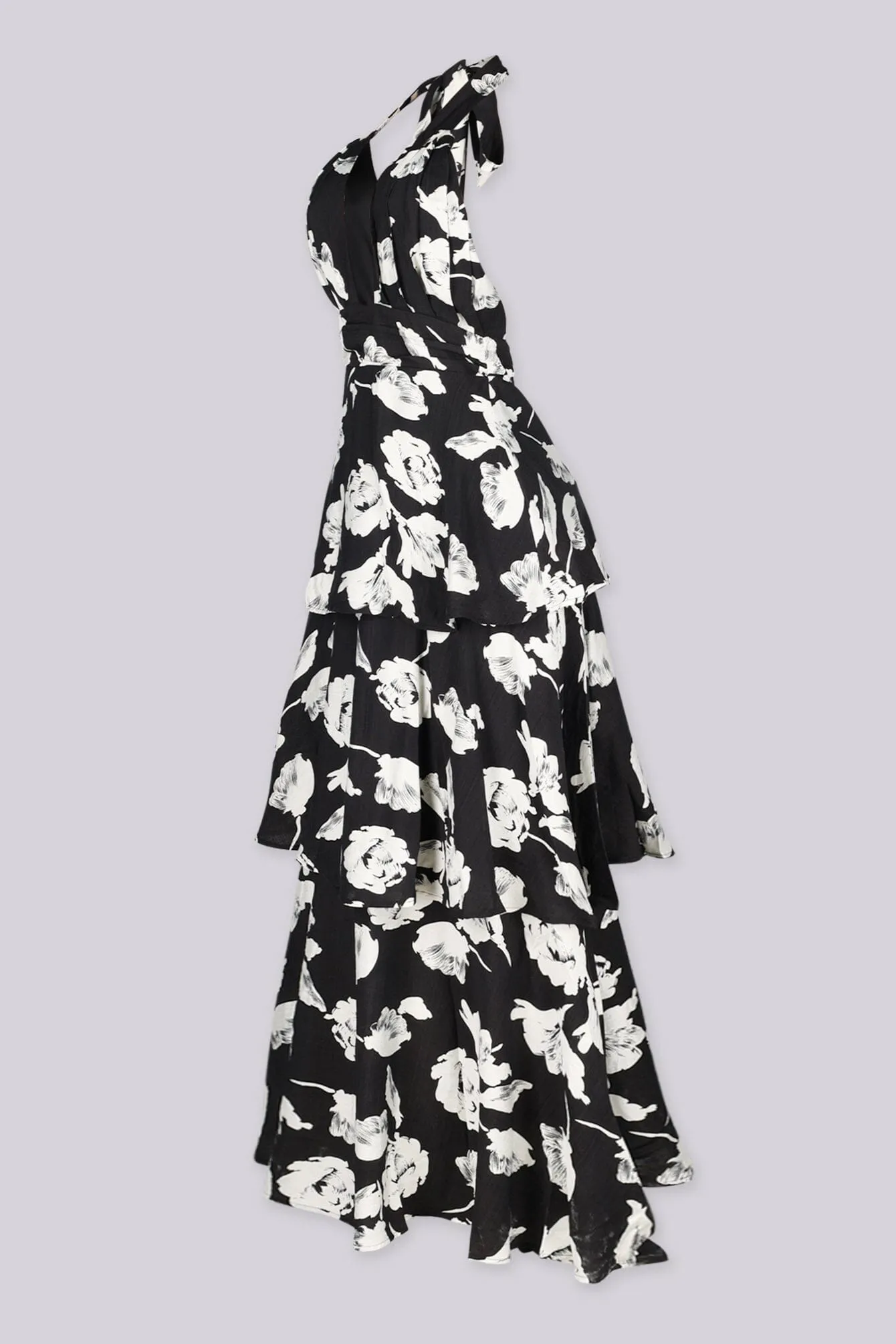 Vela Floral Tiered Maxi Dress sold by EDGE by Know Style product image thumbnail 5