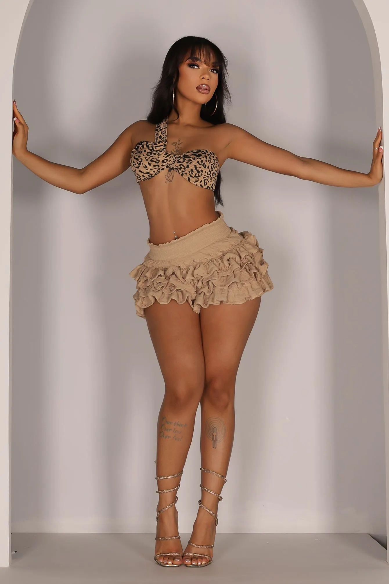 Huntress One Shoulder Crop Top sold by EDGE by Know Style product image thumbnail 2