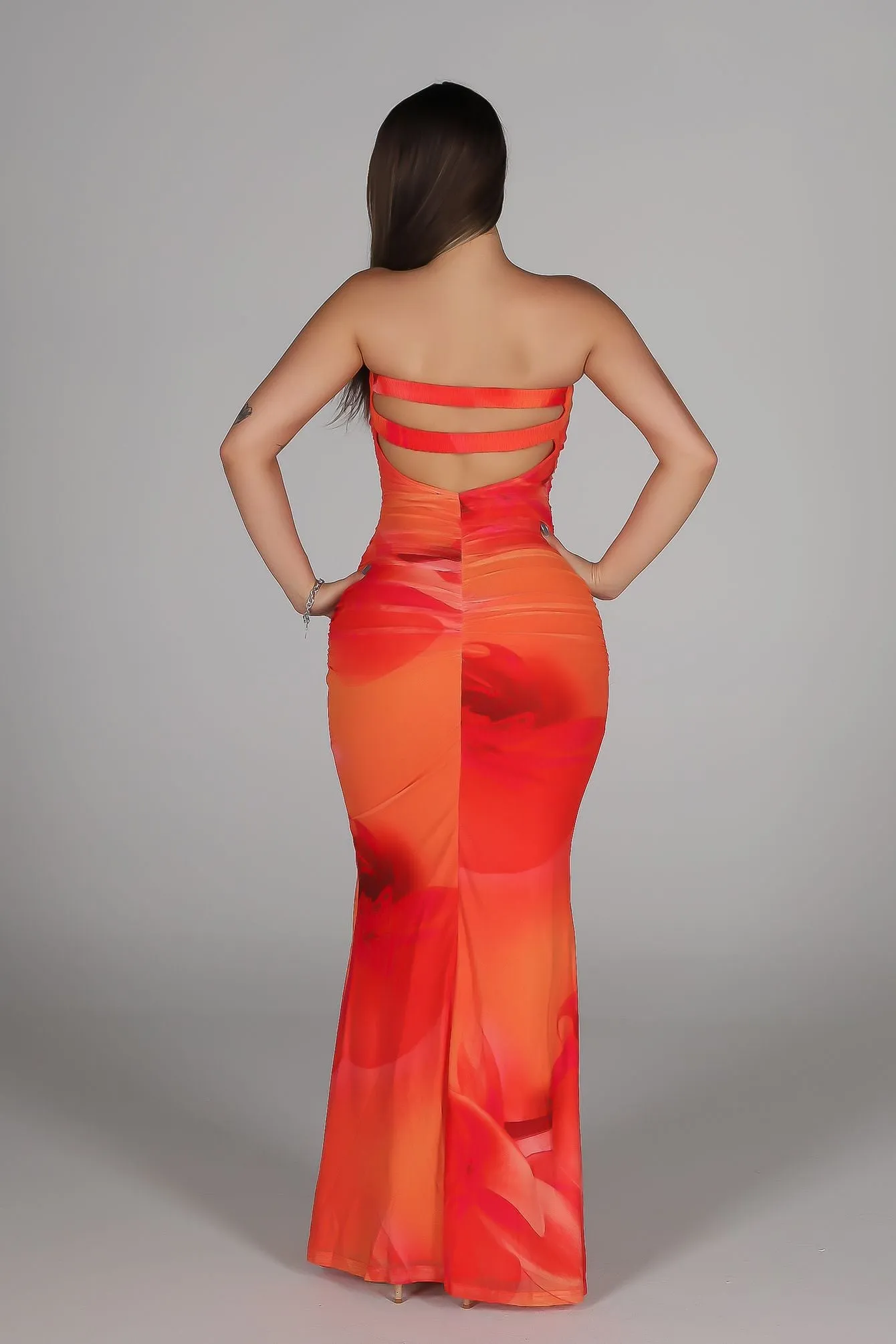 Sundown Ruched Maxi Dress sold by EDGE by Know Style product image thumbnail 2