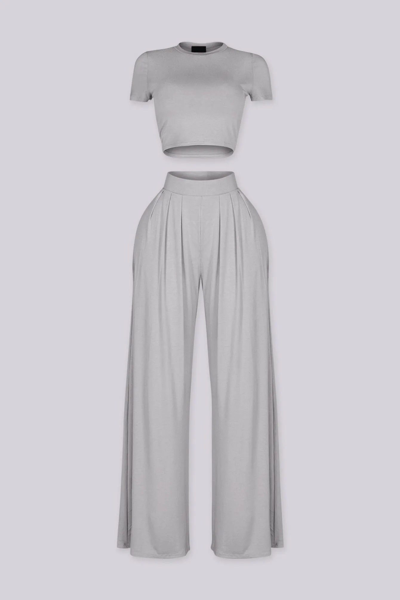 Ease Crop Top & Pants SET sold by EDGE by Know Style