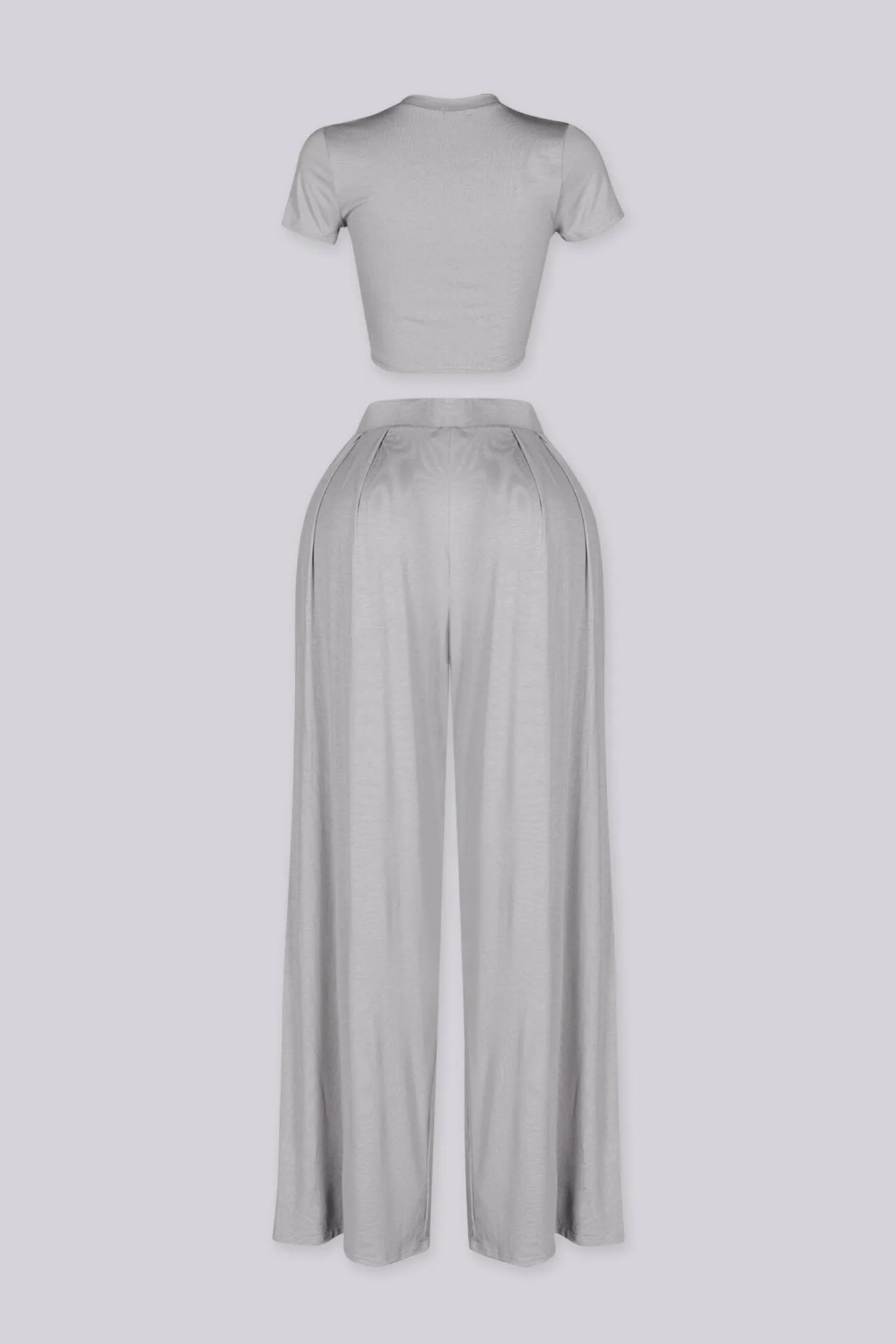 Ease Crop Top & Pants SET sold by EDGE by Know Style product image thumbnail 5