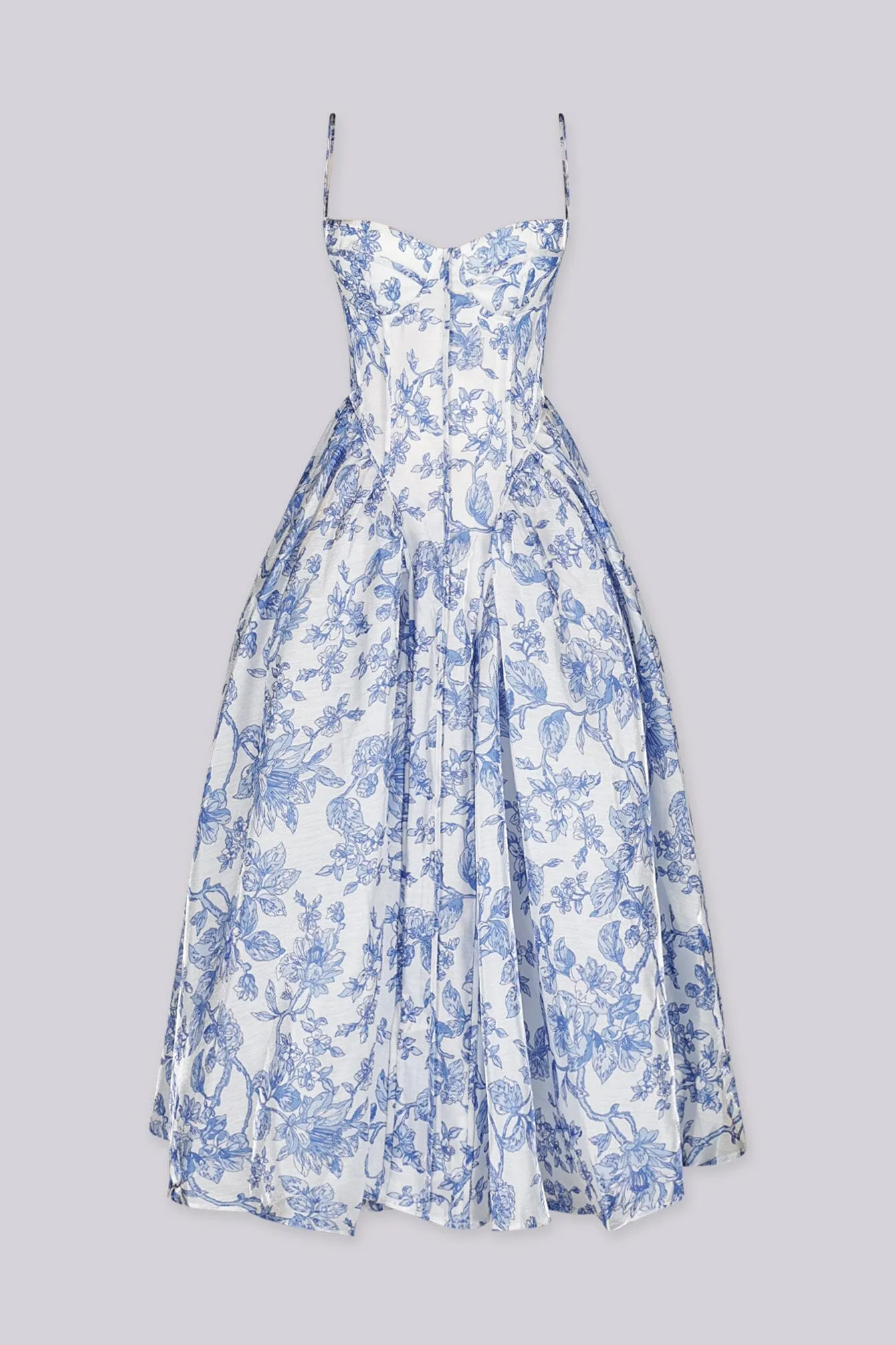 Riviera Bloom Corset Midi Dress sold by EDGE by Know Style product image thumbnail 3