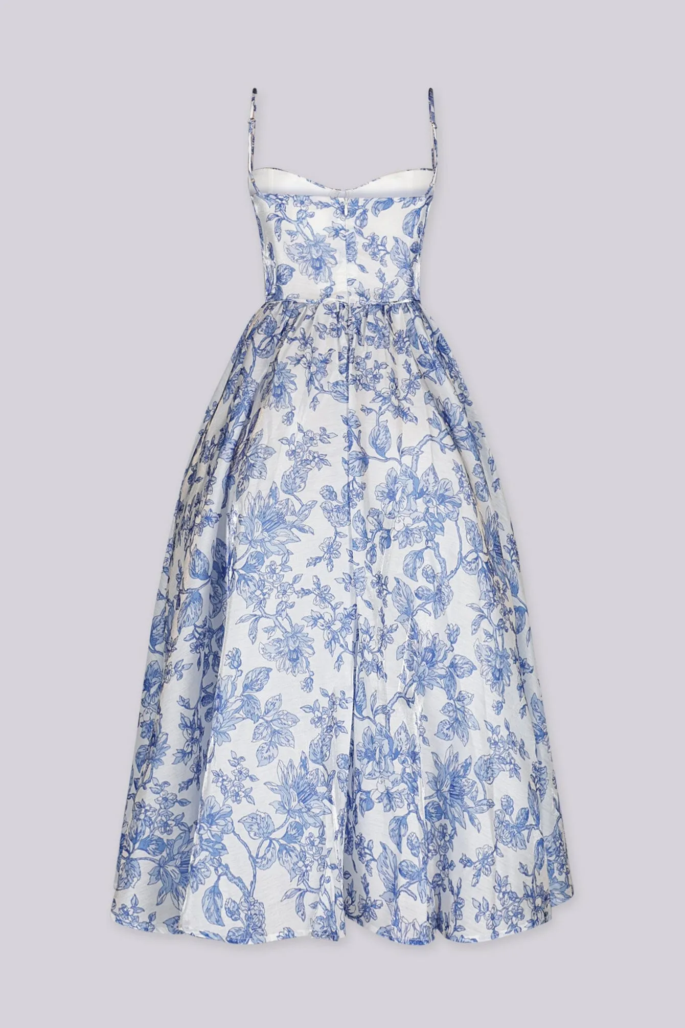 Riviera Bloom Corset Midi Dress sold by EDGE by Know Style product image thumbnail 5