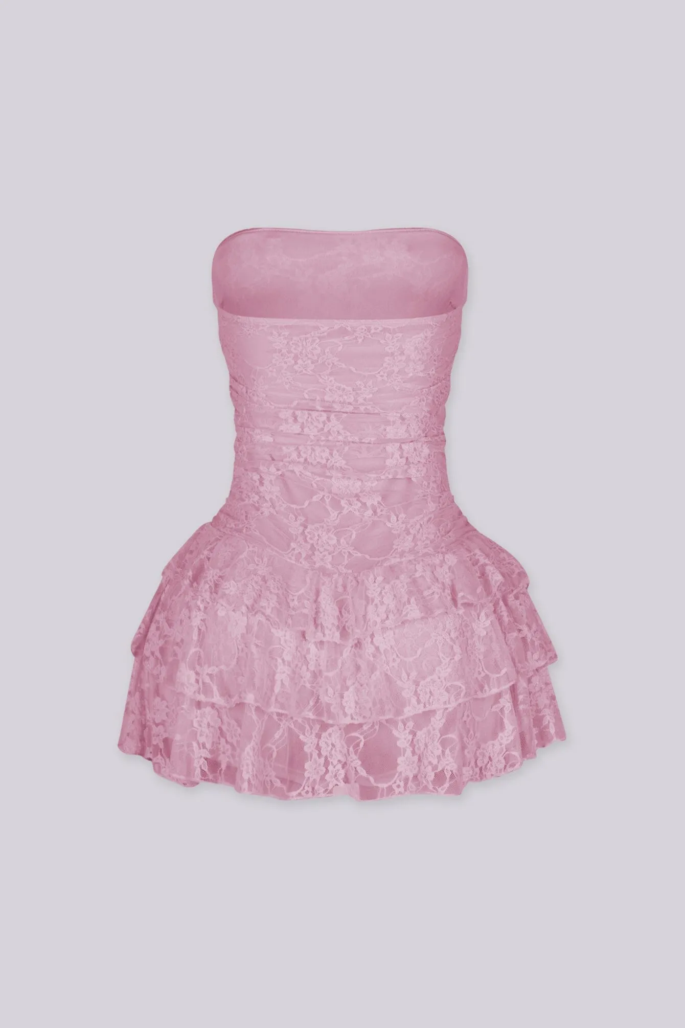 Daisy Lace Tube Mini Dress sold by EDGE by Know Style product image thumbnail 3
