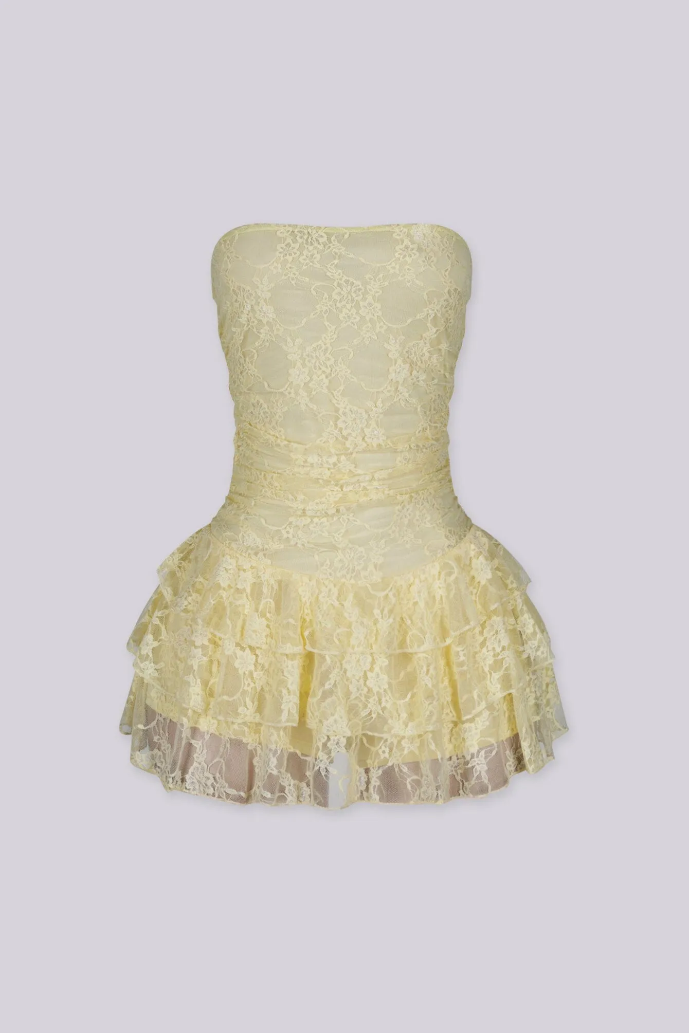 Daisy Lace Tube Mini Dress sold by EDGE by Know Style product image thumbnail 2