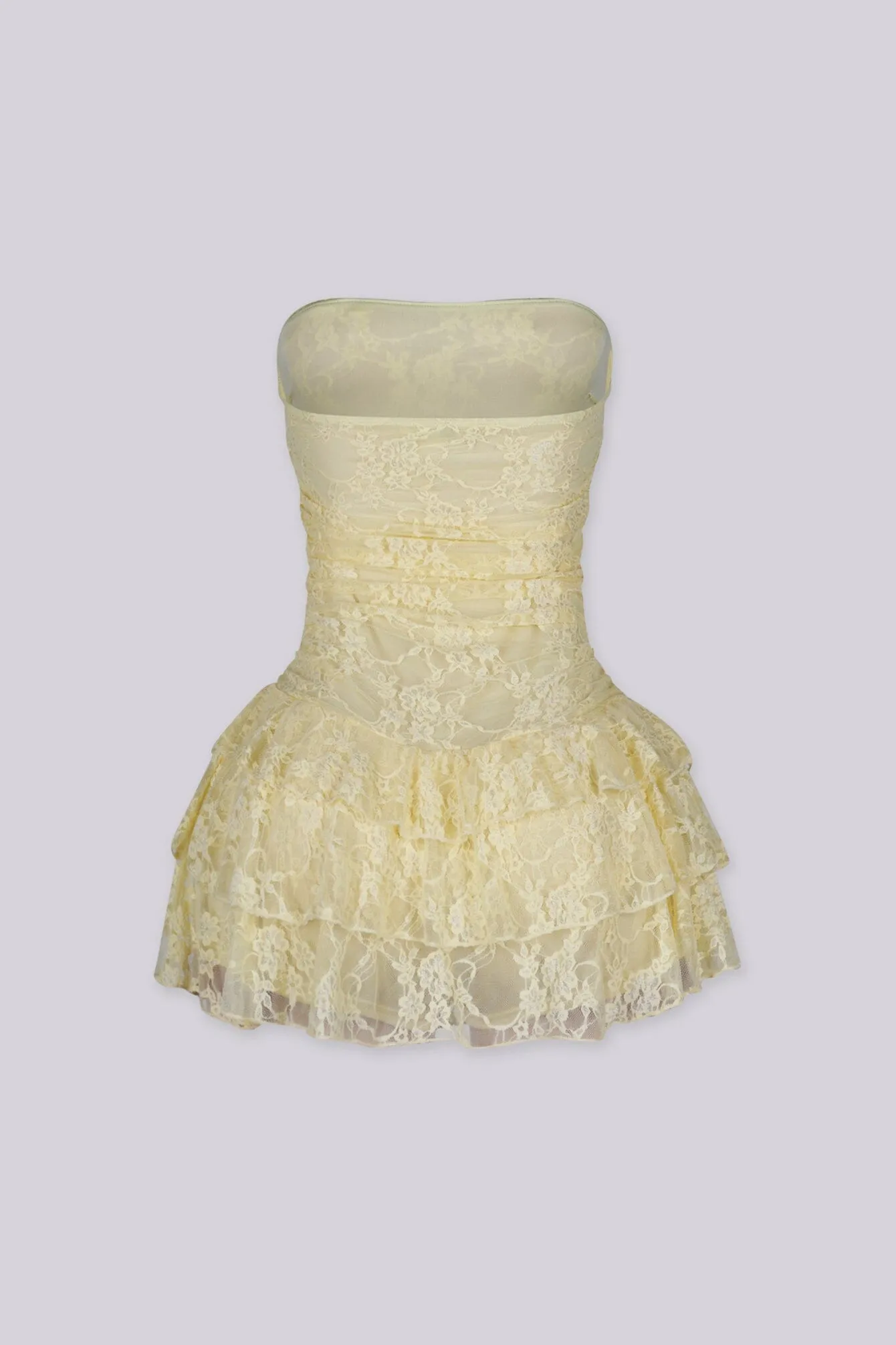 Daisy Lace Tube Mini Dress sold by EDGE by Know Style product image thumbnail 4