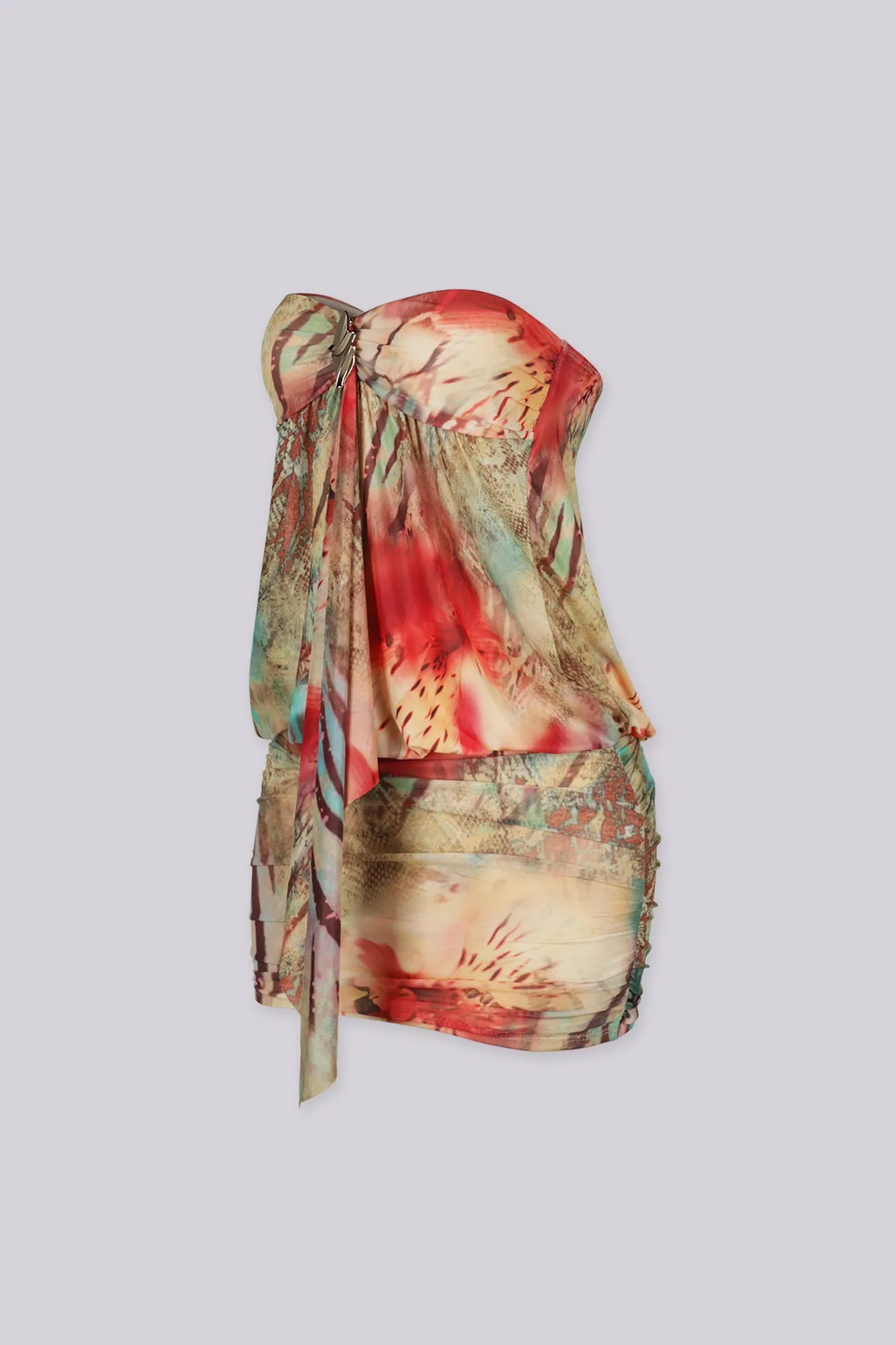 Kairo Draped Tube Mini Dress sold by EDGE by Know Style product image thumbnail 2