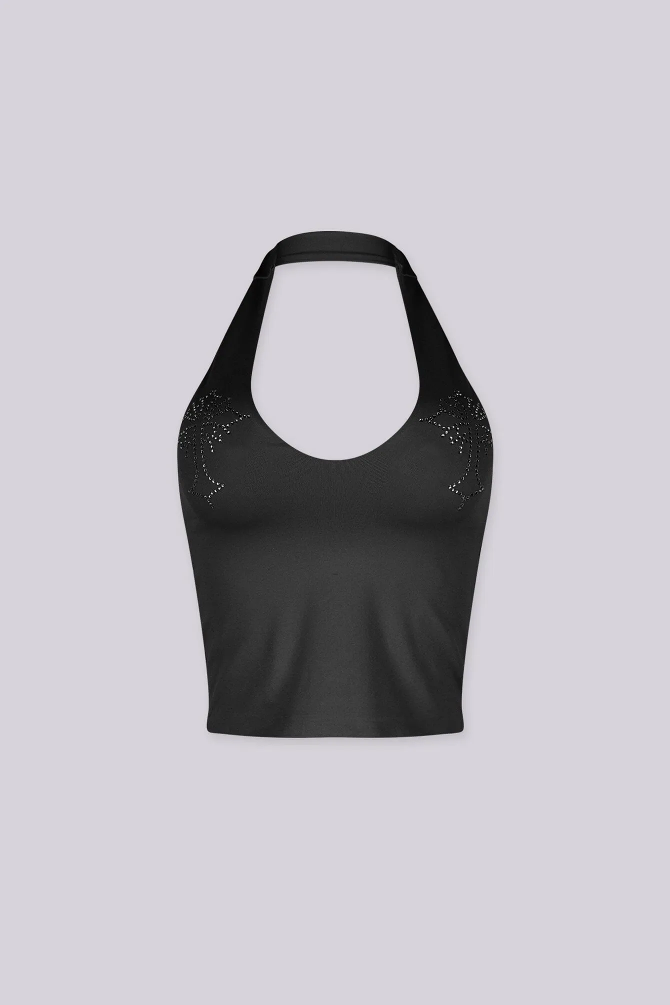 Discoketa Cross Halter Top sold by EDGE by Know Style