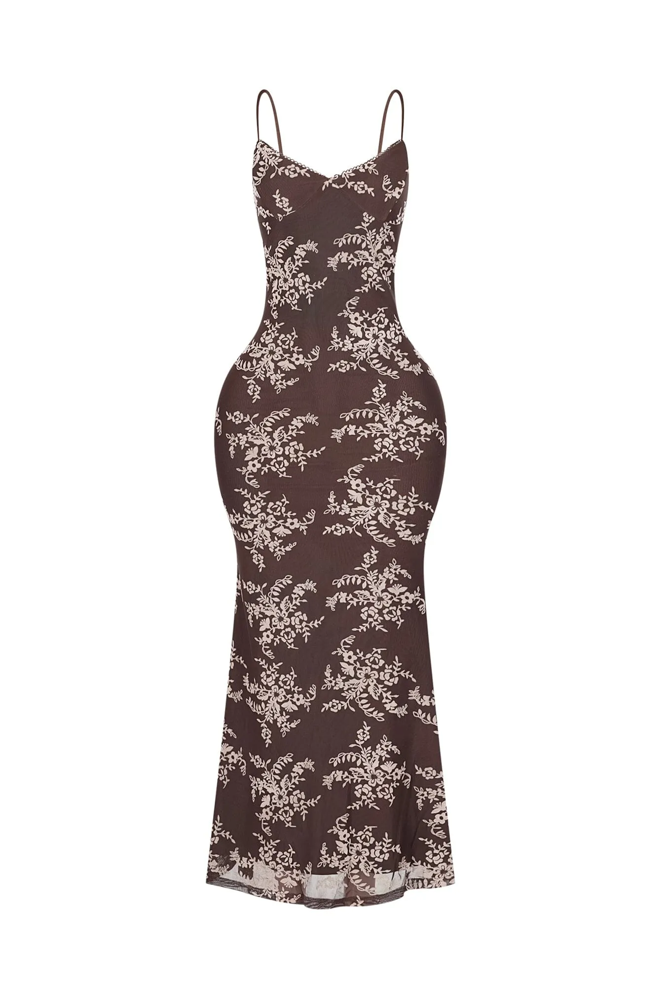 Fair Velvet Burnout Maxi Dress sold by EDGE by Know Style product image thumbnail 3