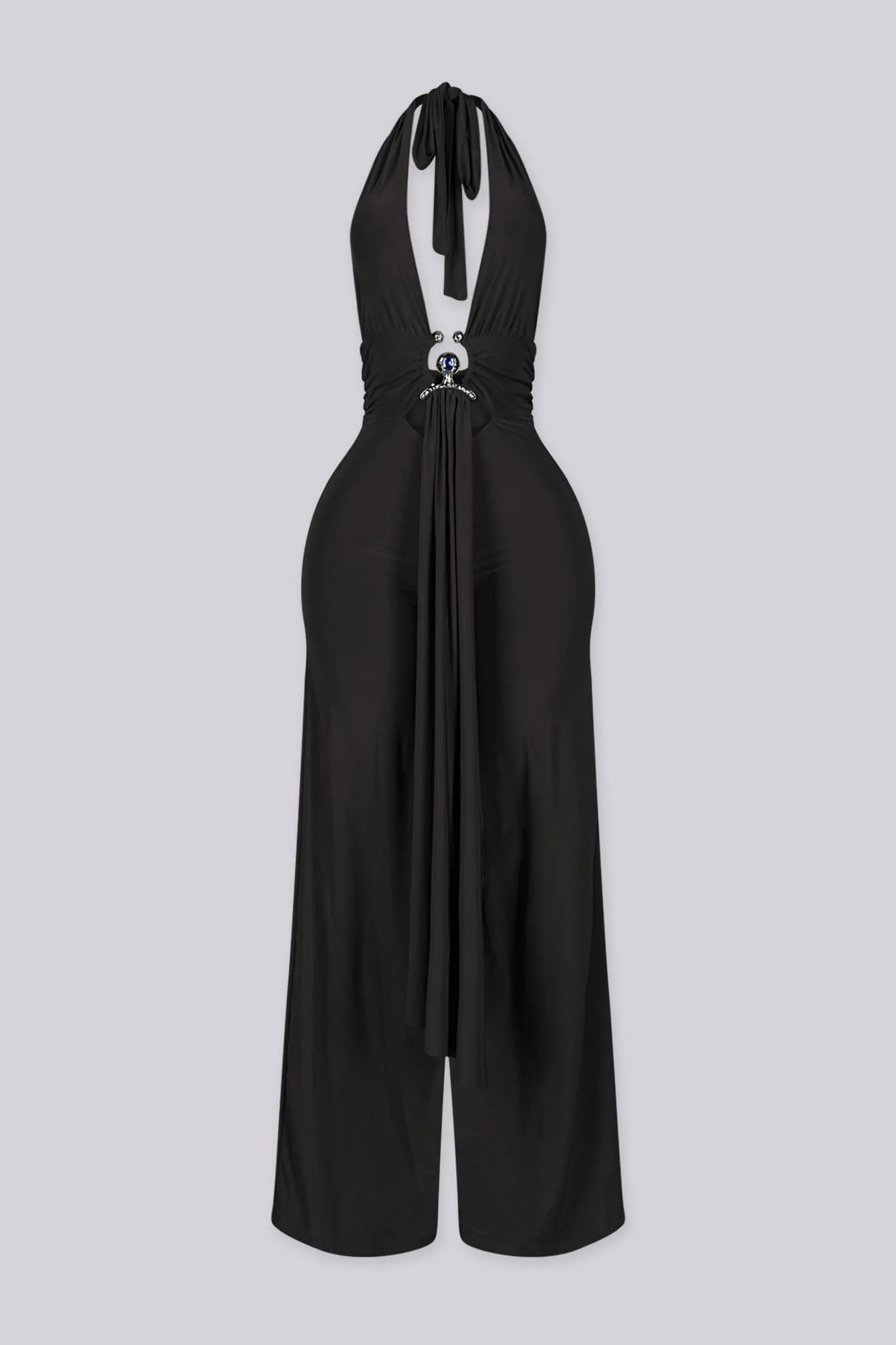 Lunaris Ring Halter Jumpsuit sold by EDGE by Know Style product image thumbnail 2