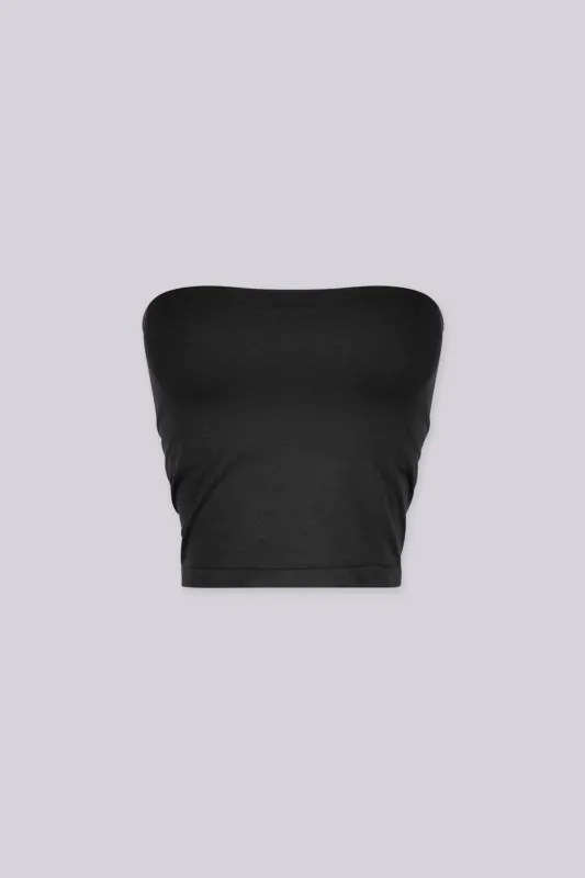 Soft Stretch Cropped Tube Top made by ANWND