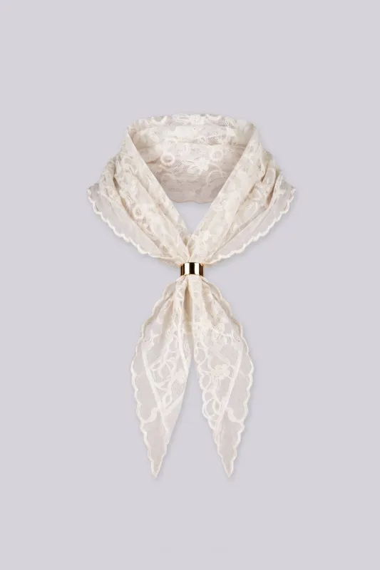 Florentine Lace Multiwear Scarf made by EDGE by Know Style
