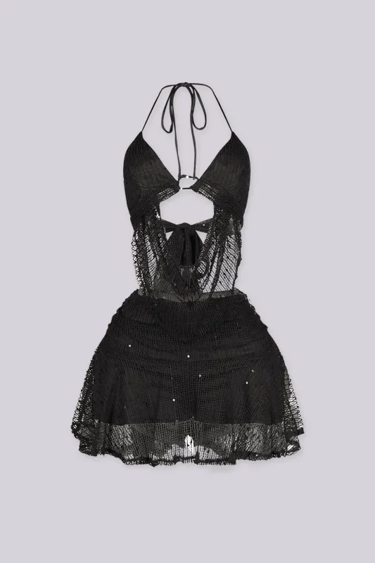 Antigua Sheer Cami Top & Skirt SET made by Klesis