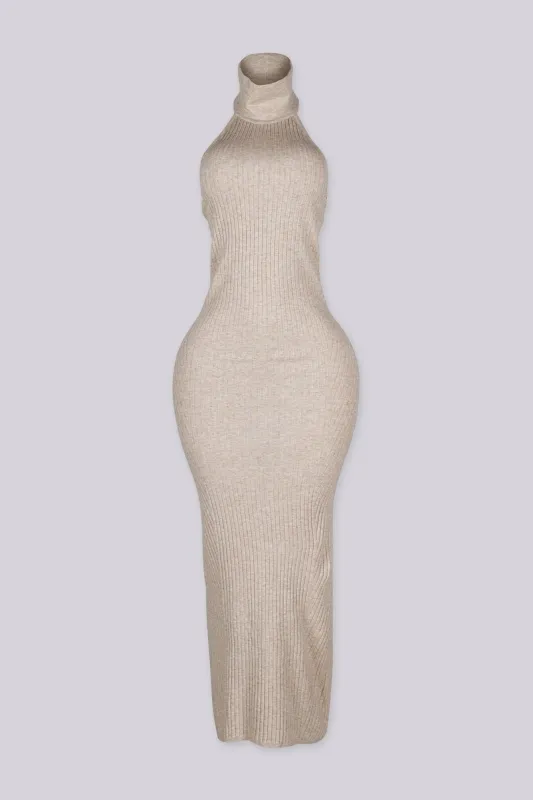 Reviola Turtle Neck Maxi Dress made by Klesis