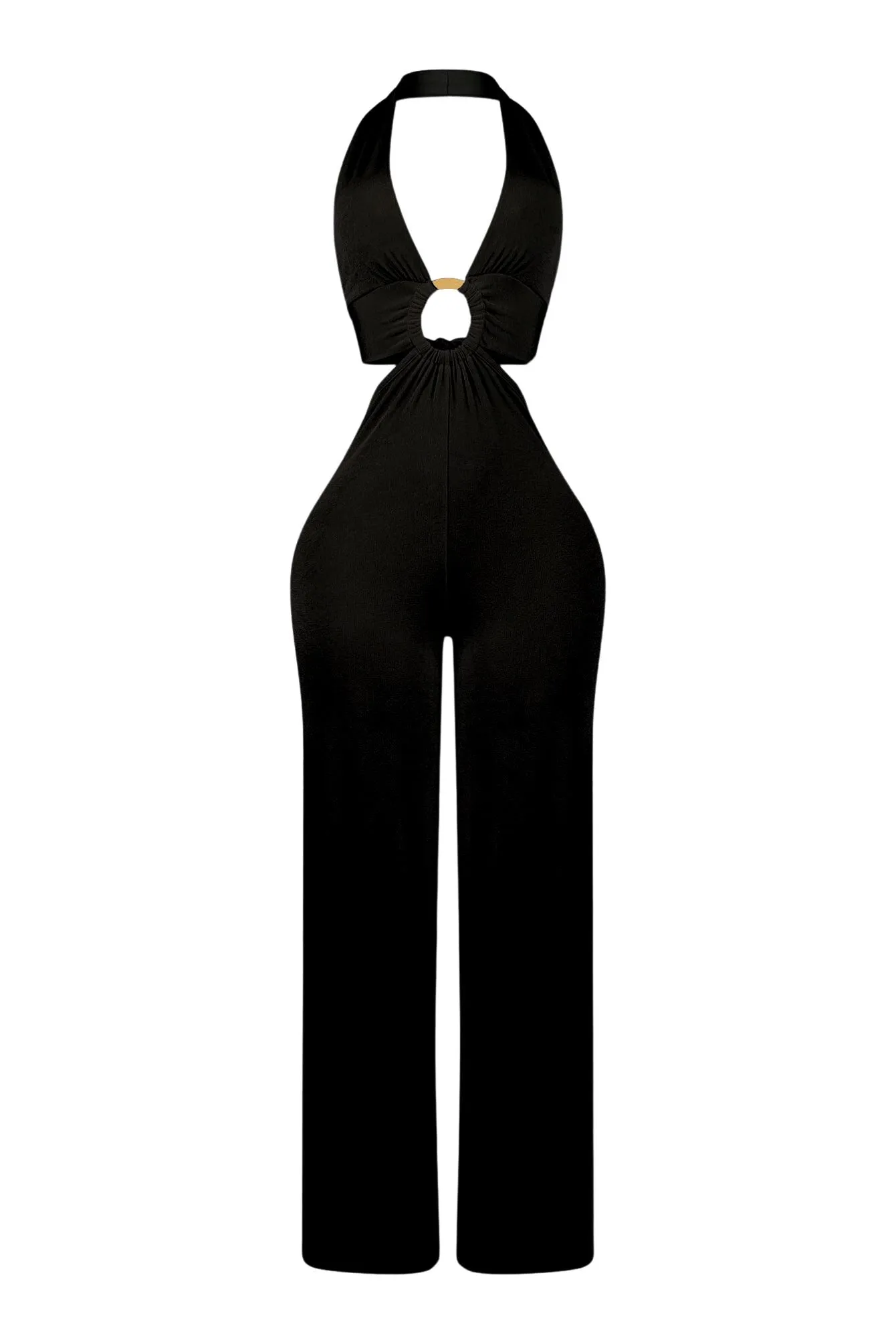 Bridget Slinky Halter O Ring Jumpsuit sold by EDGE by Know Style product image thumbnail 5