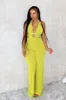 Bridget Slinky Halter O Ring Jumpsuit sold by EDGE by Know Style