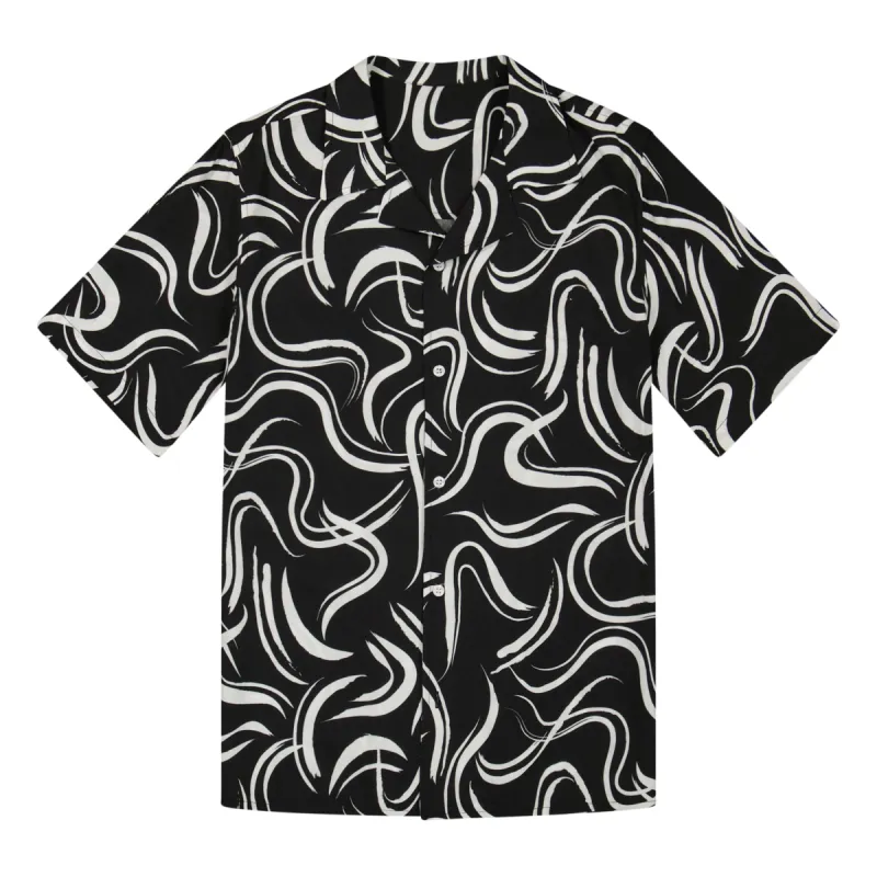 Mens Lenzing EcoVero Printed Camp Shirt sold by Good For Sunday