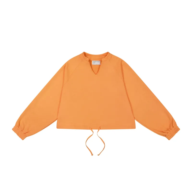 French Terry Raglan V-Neck Sweatshirt sold by Good For Sunday