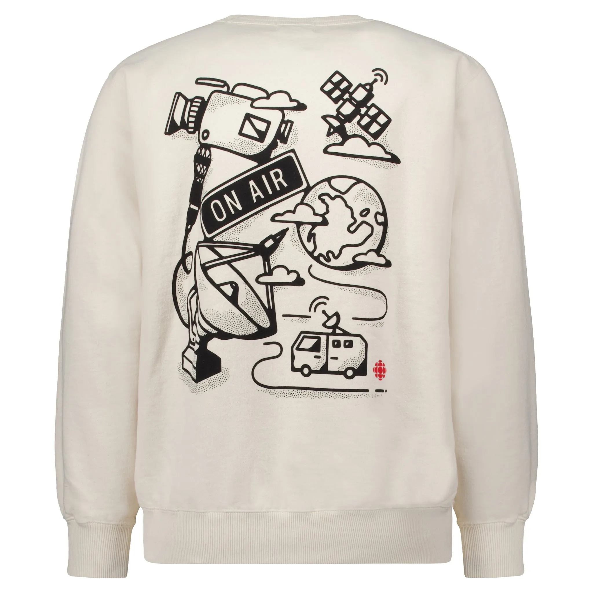 CBC On Air Crewneck Sweatshirt sold by Good For Sunday product image thumbnail 2