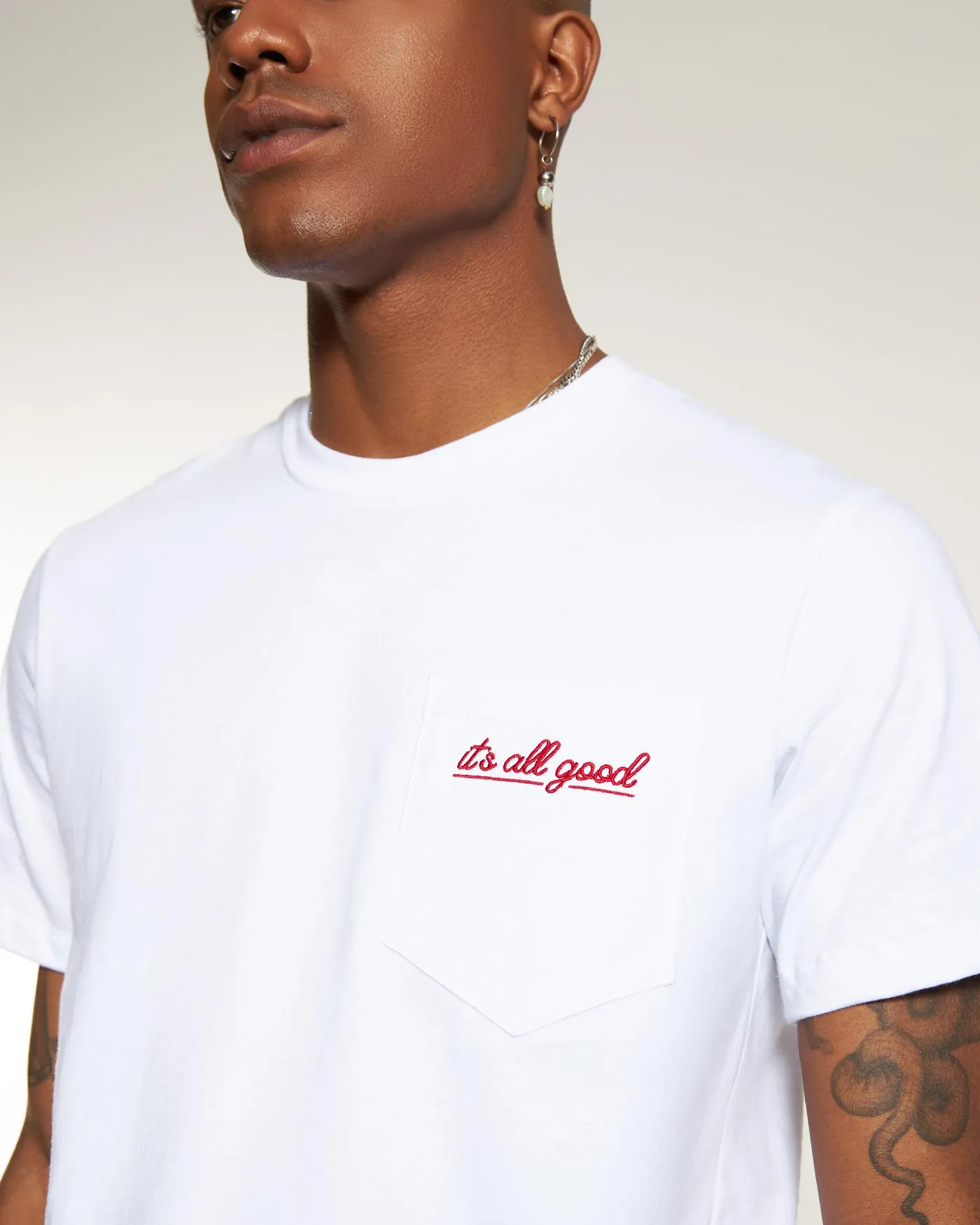 It's All Good Organic Cotton Pocket Tee sold by Good For Sunday product image thumbnail 5