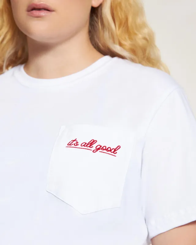 It's All Good Organic Cotton Pocket Tee sold by Good For Sunday