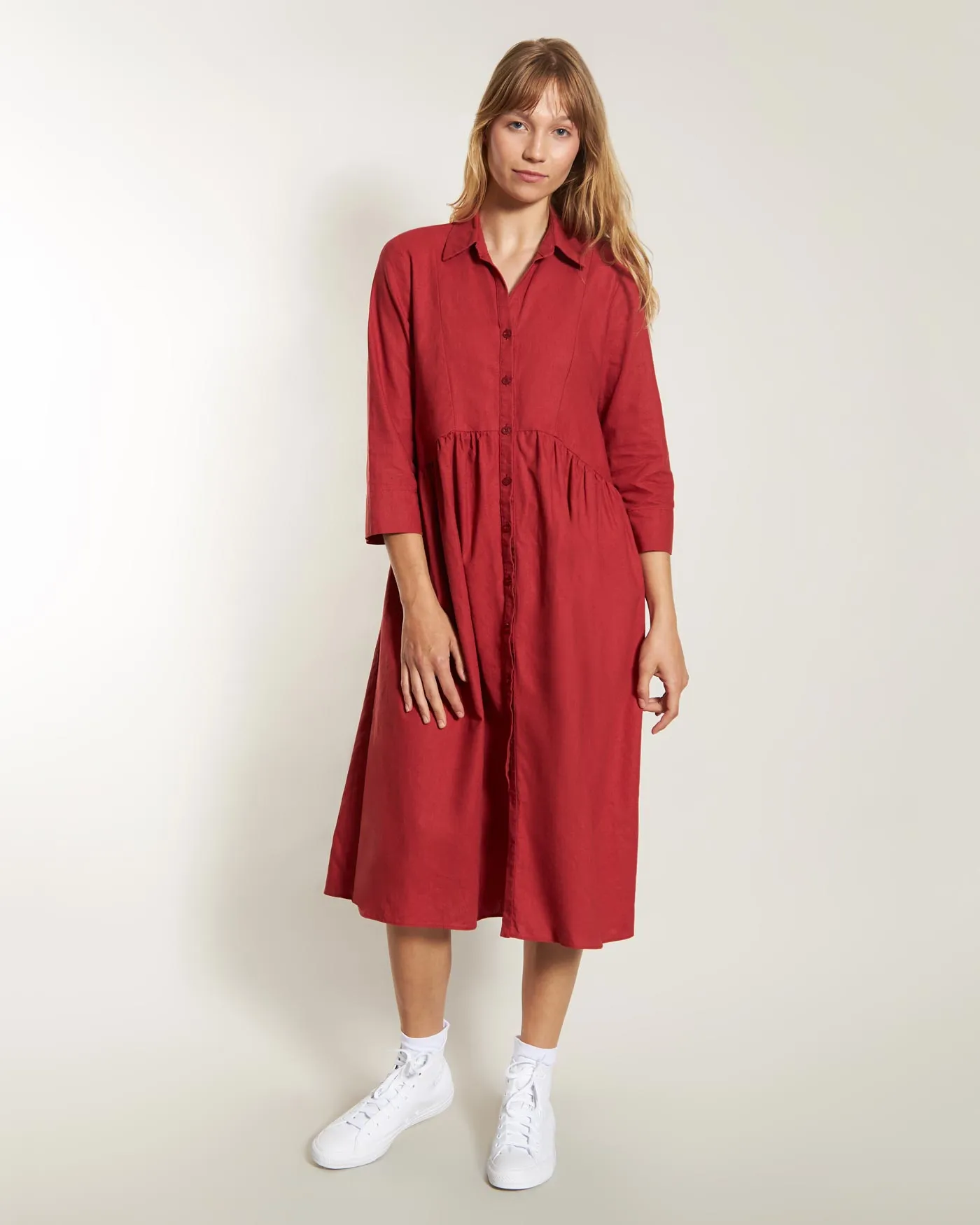Linen Shirt Dress sold by Good For Sunday