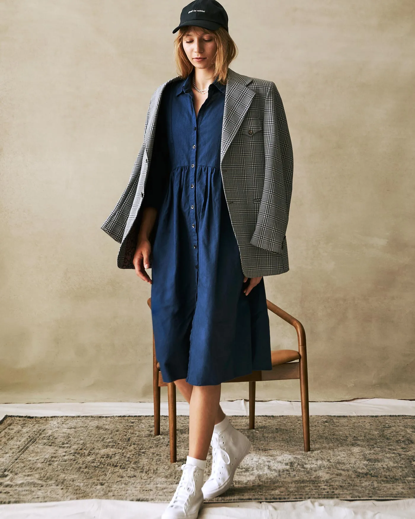 Linen Shirt Dress sold by Good For Sunday product image thumbnail 5