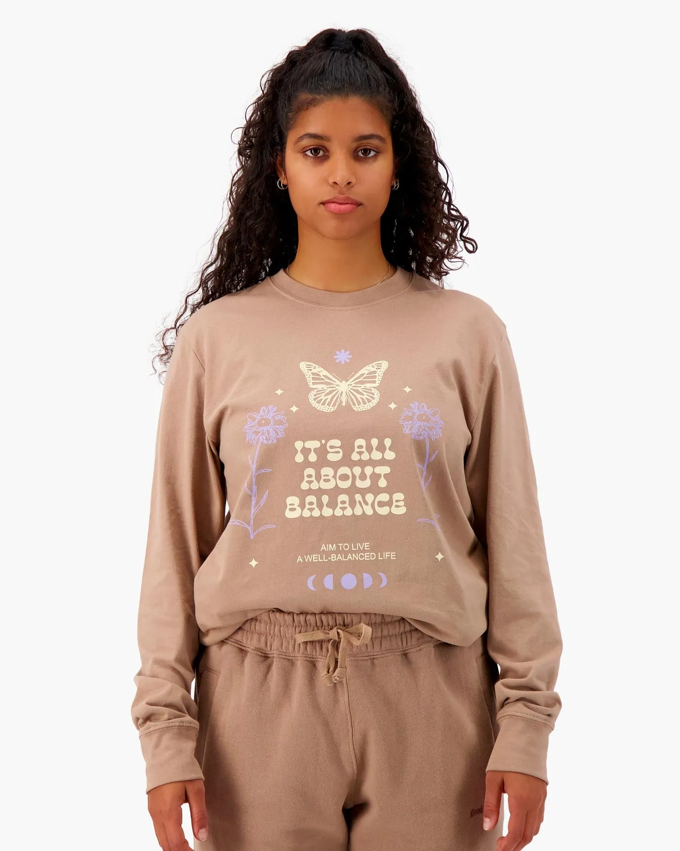 All About Balance Organic Cotton Long Sleeve sold by Good For Sunday