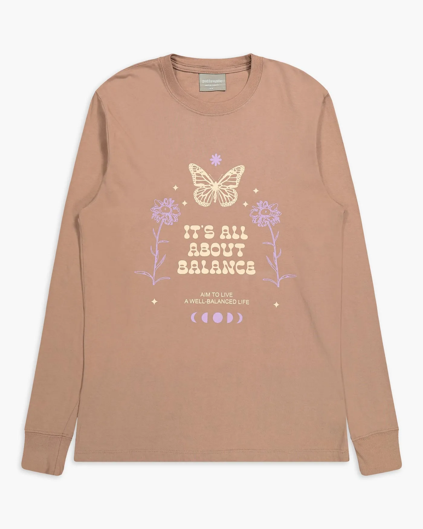 All About Balance Organic Cotton Long Sleeve sold by Good For Sunday product image thumbnail 4