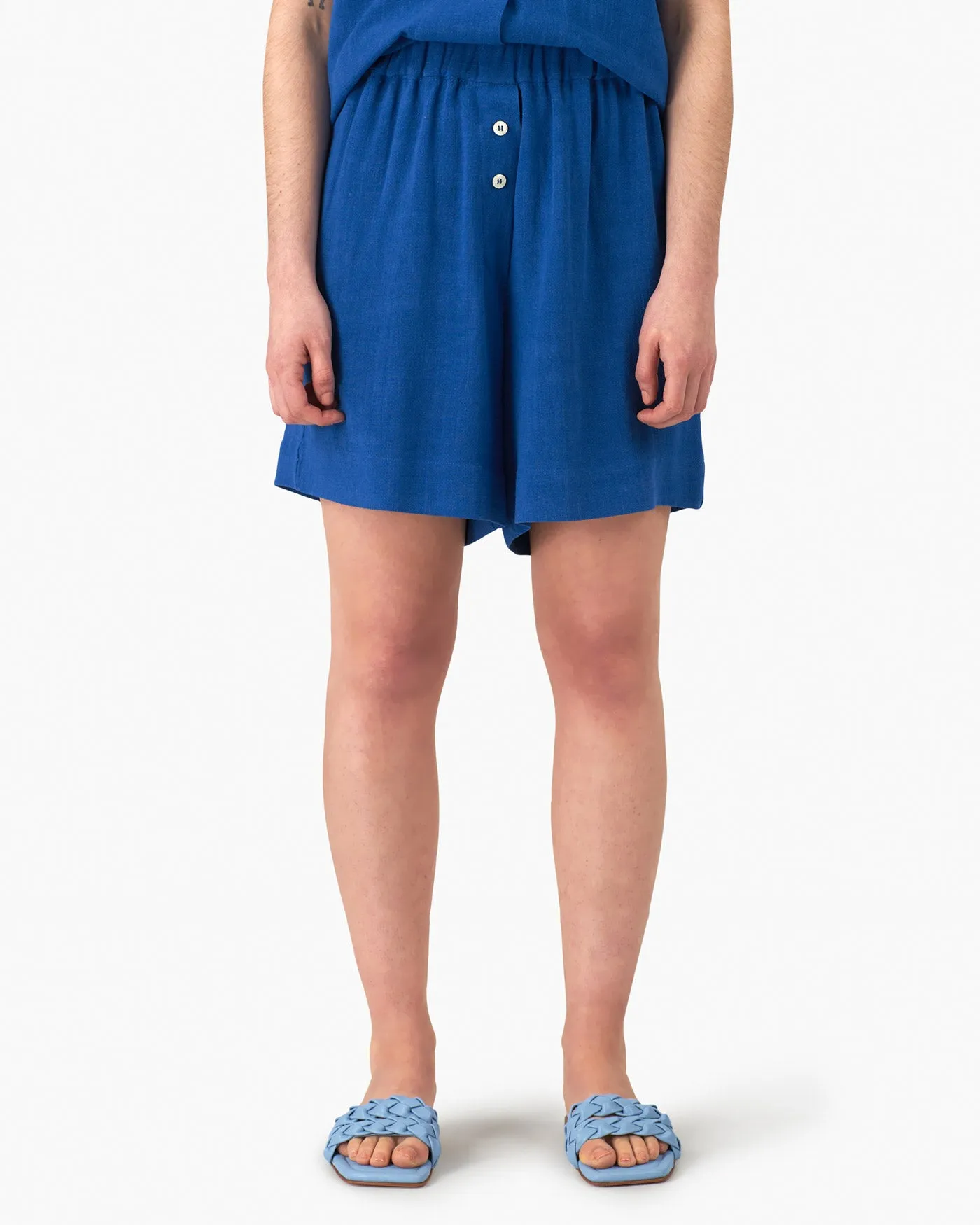 Silky Linen Casual Shorts sold by Good For Sunday product image thumbnail 3