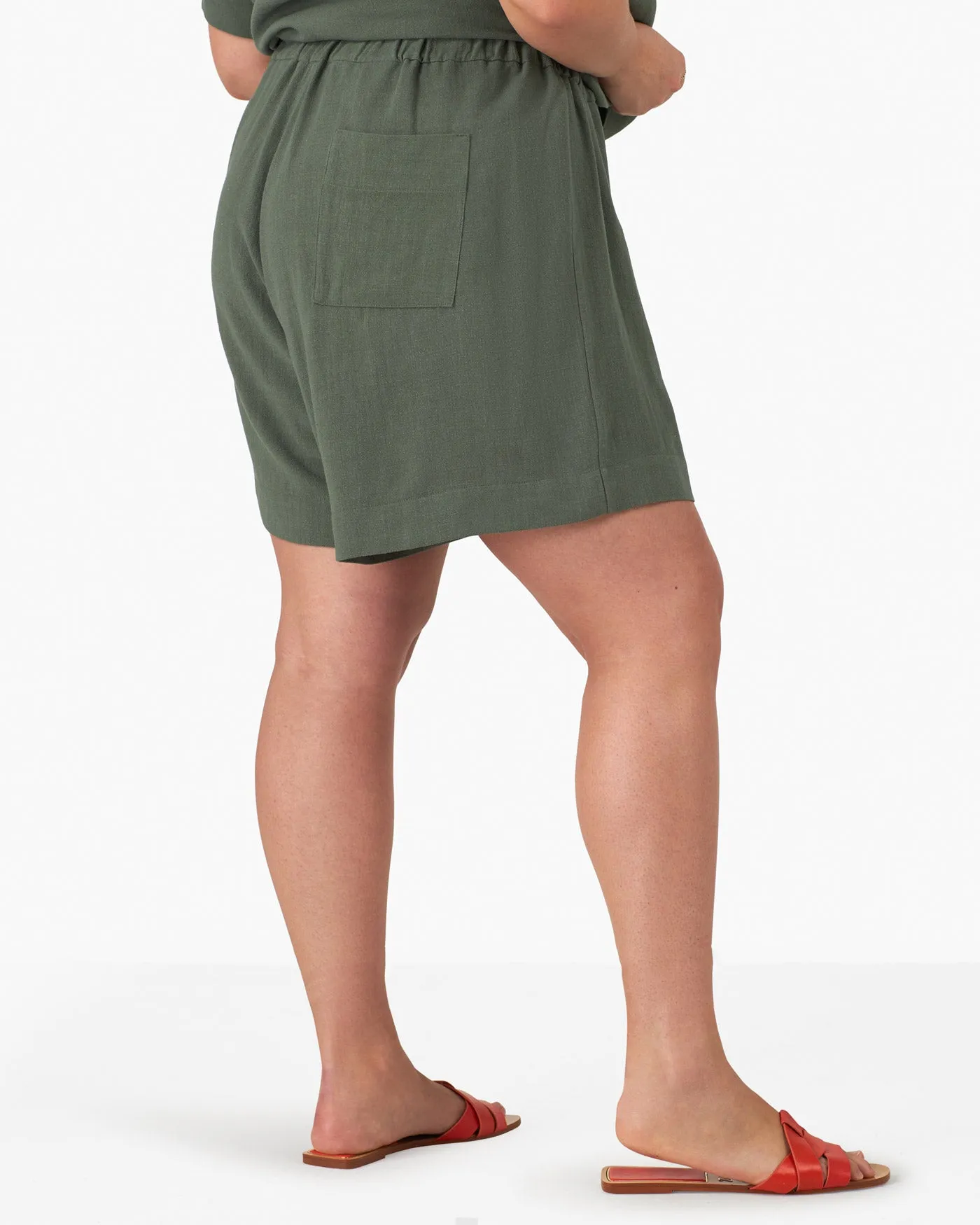 Silky Linen Casual Shorts sold by Good For Sunday product image thumbnail 2