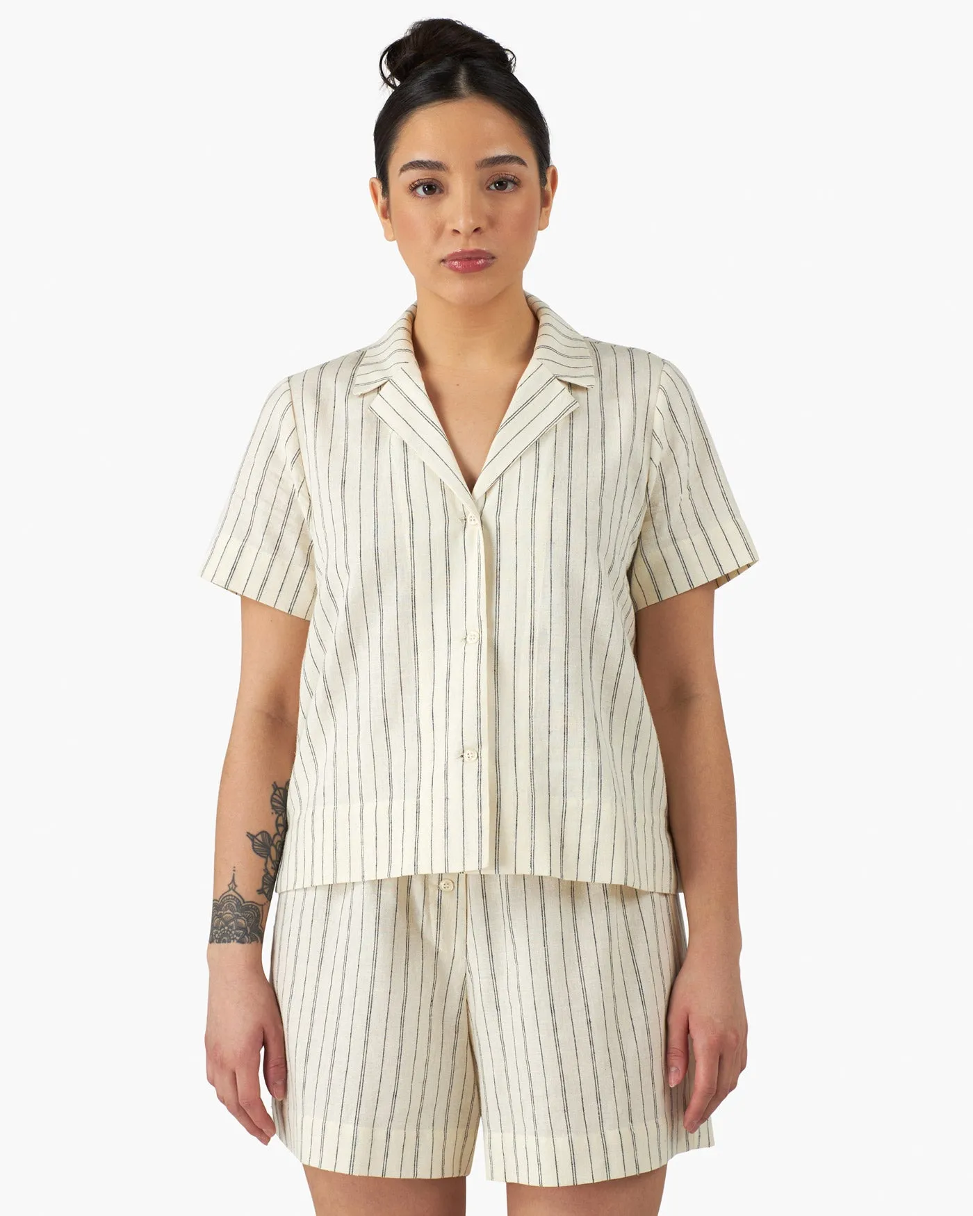 Hemp Notch Collar Shirt sold by Good For Sunday product image thumbnail 3