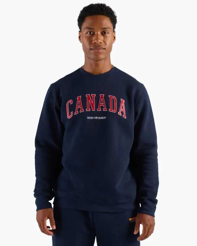 Canada EcoFleece Crewneck sold by Good For Sunday
