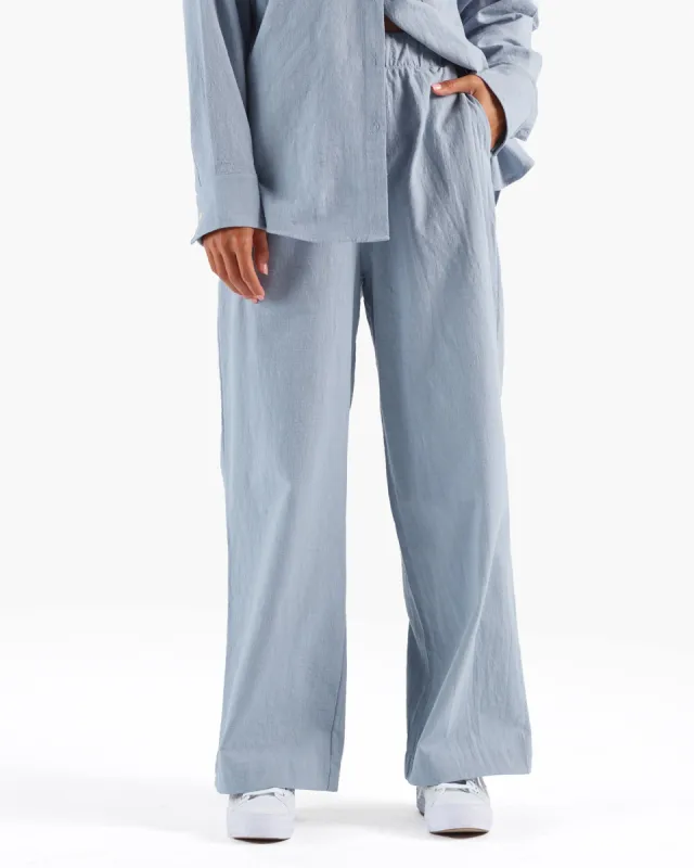 Wide Leg Cotton Slub Pants sold by Good For Sunday