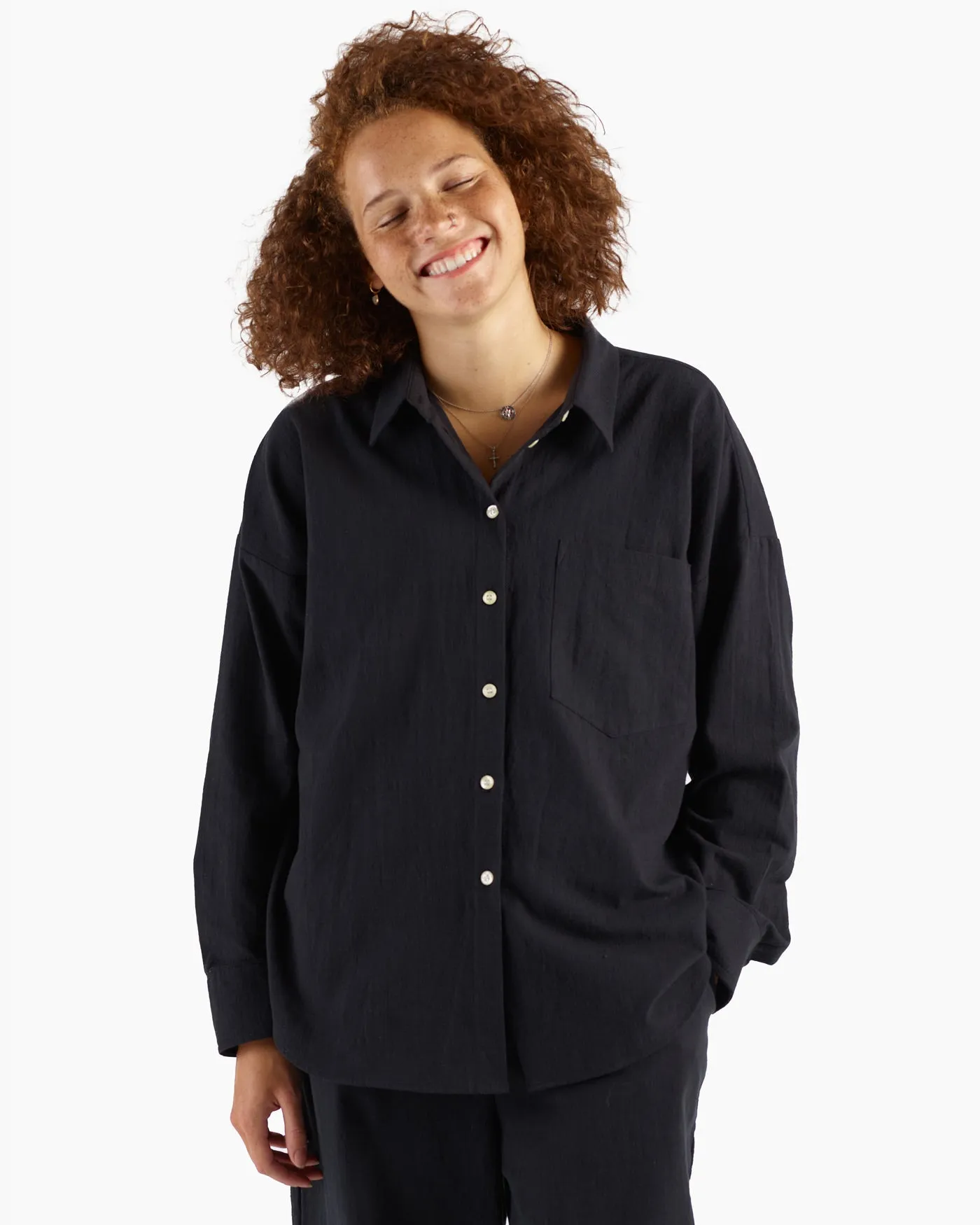 Relaxed Cotton Slub Shirt sold by Good For Sunday product image thumbnail 4