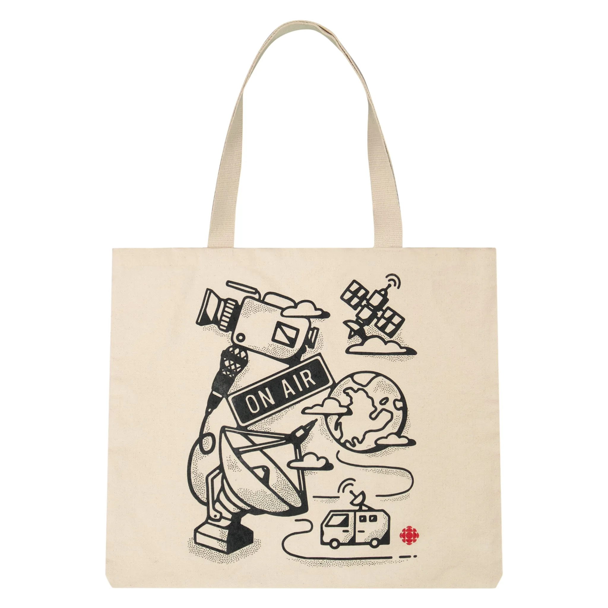 CBC x GFS On Air Tote Bag sold by Good For Sunday product image thumbnail 3