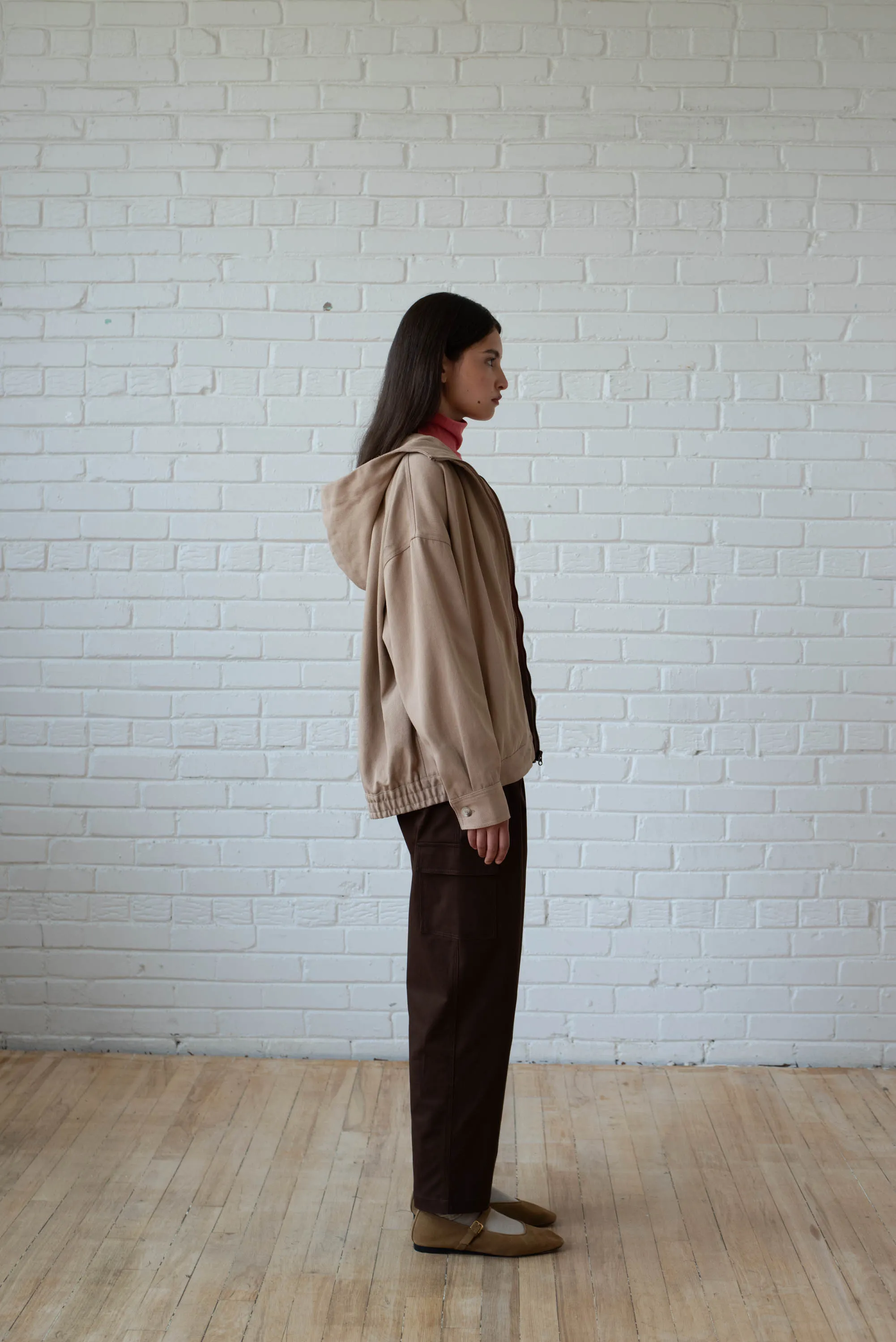 Womens Casual Cargo Twill Jacket sold by Good For Sunday product image thumbnail 3