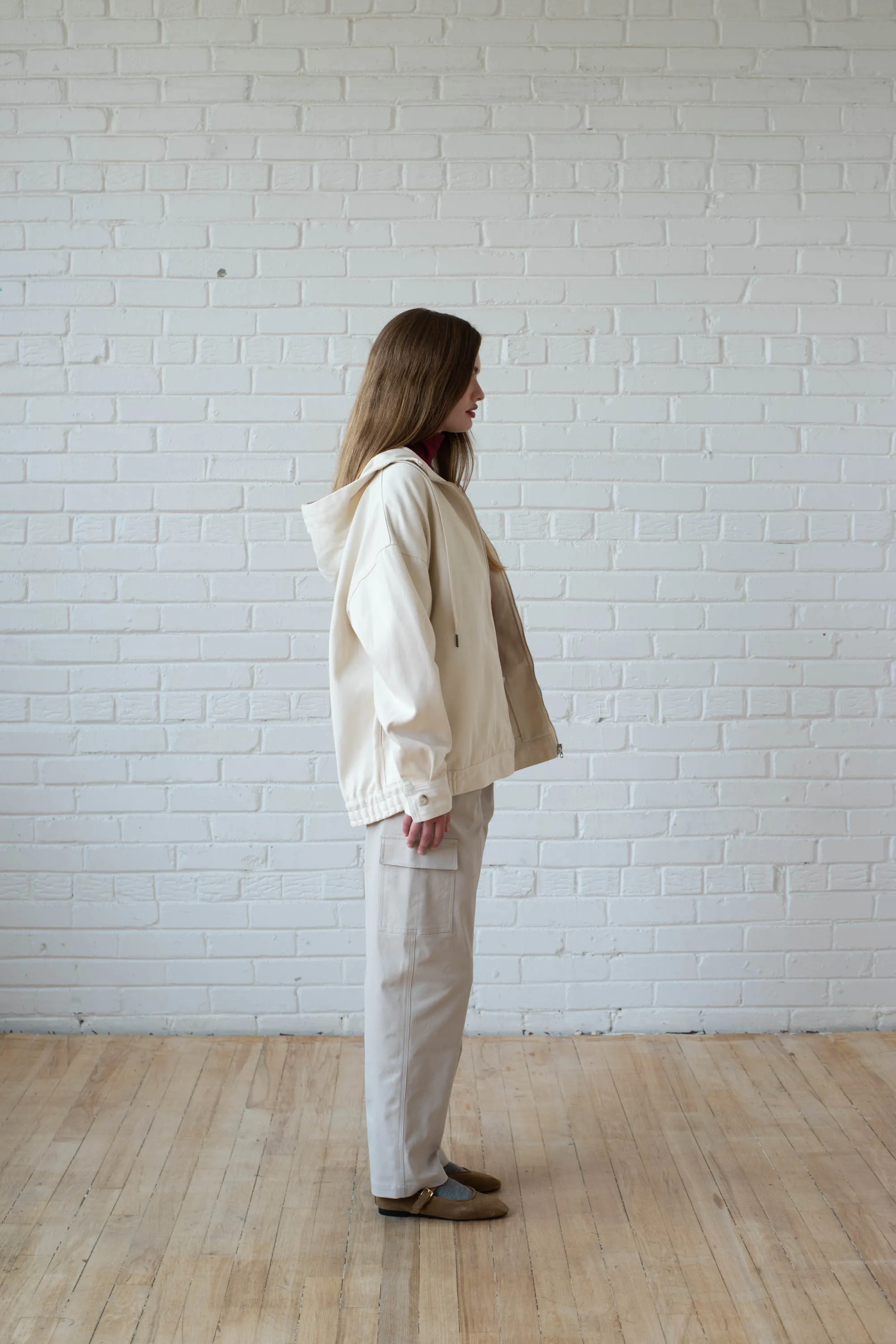 Womens Casual Cargo Twill Jacket sold by Good For Sunday product image thumbnail 5