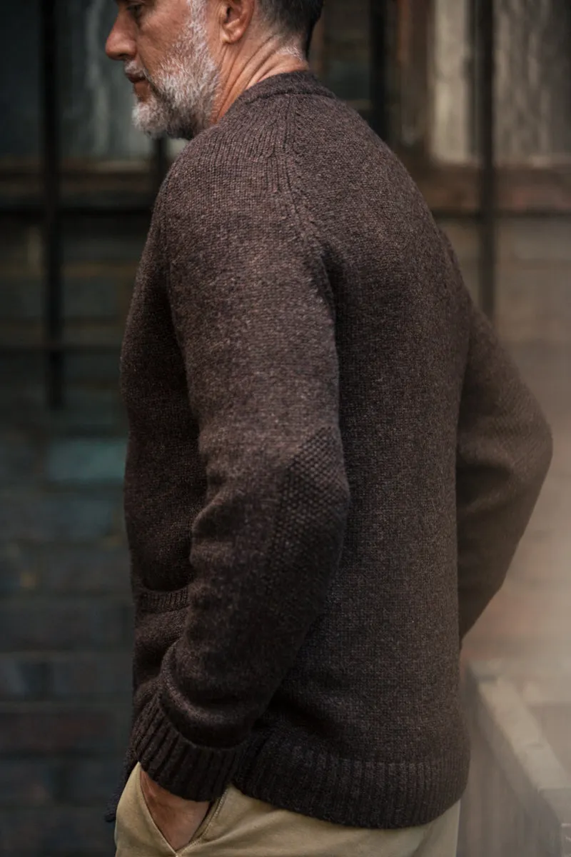 &SONS Palmer Cardigan Brown sold by &SONS product image thumbnail 2