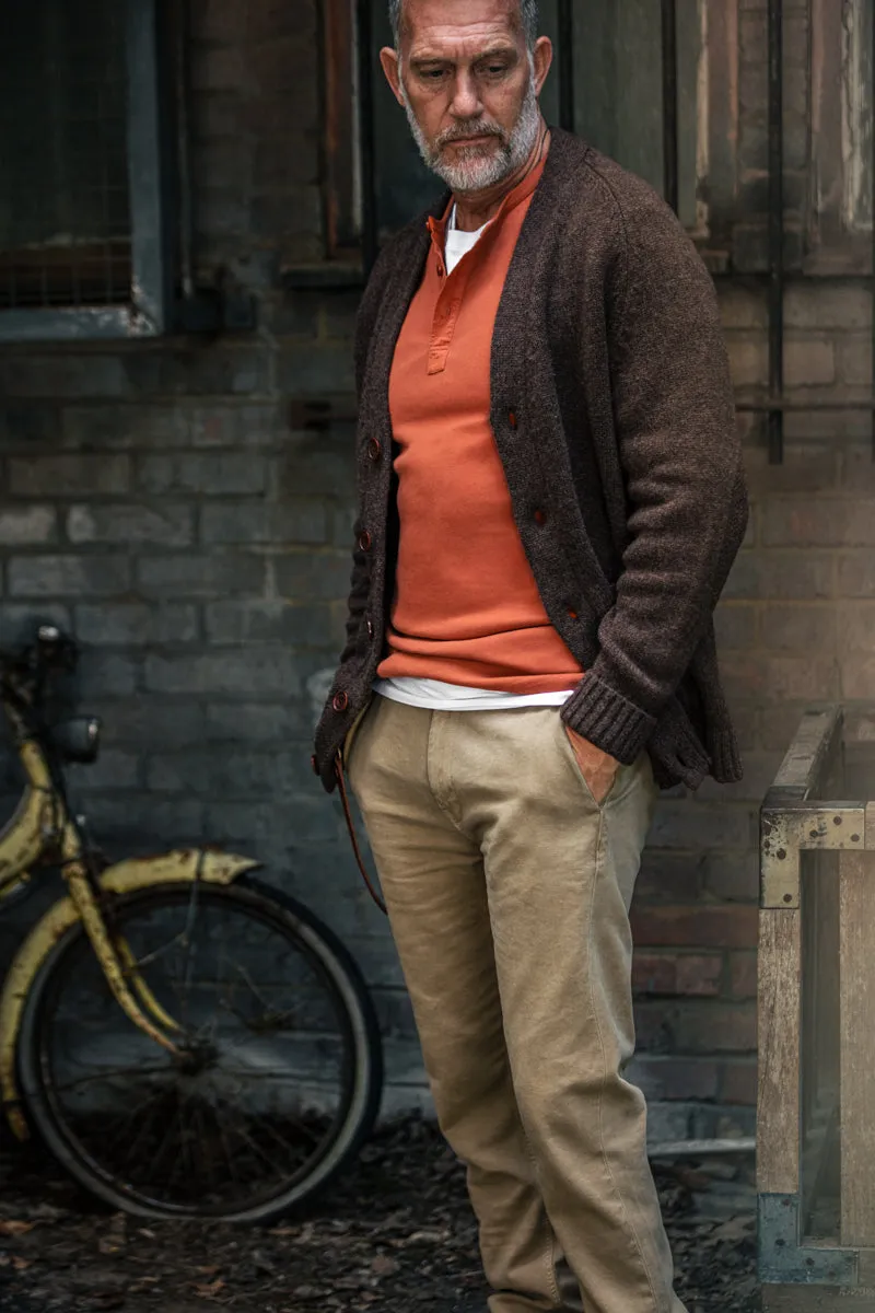 &SONS Palmer Cardigan Brown sold by &SONS