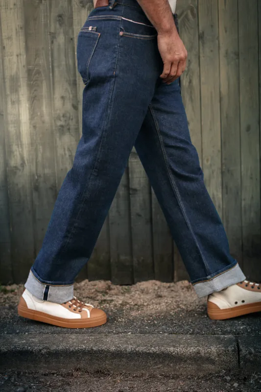 Cutter 13.5oz Indigo Selvedge Denim Jeans sold by &SONS