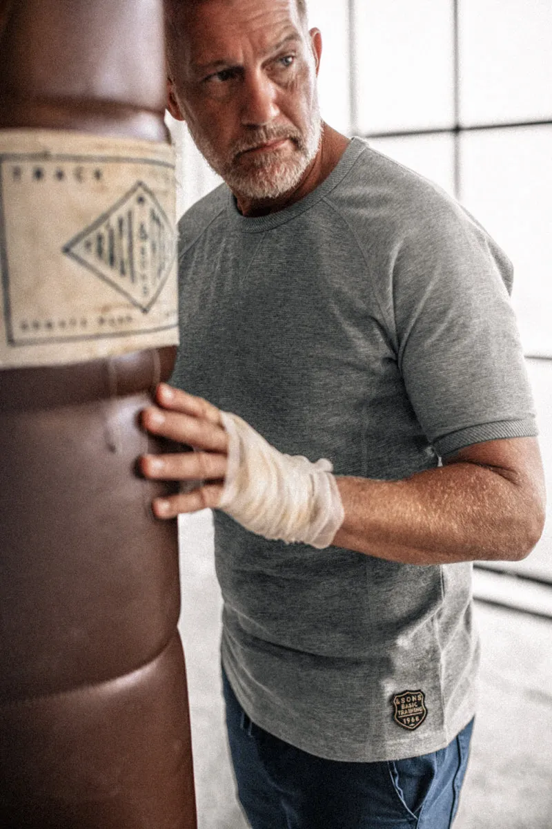 &SONS Sprint T-Shirt Grey Marl sold by &SONS product image thumbnail 3