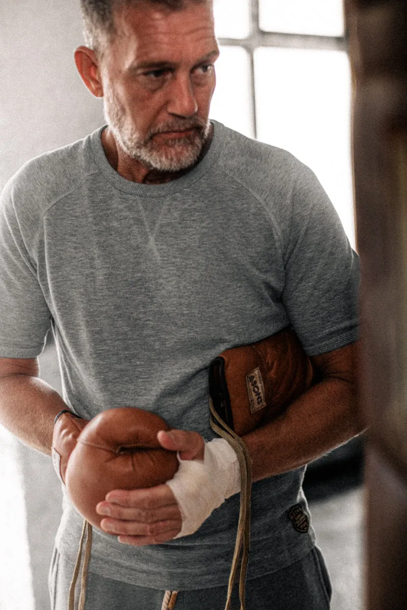 &SONS Sprint T-Shirt Grey Marl sold by &SONS product image thumbnail 5